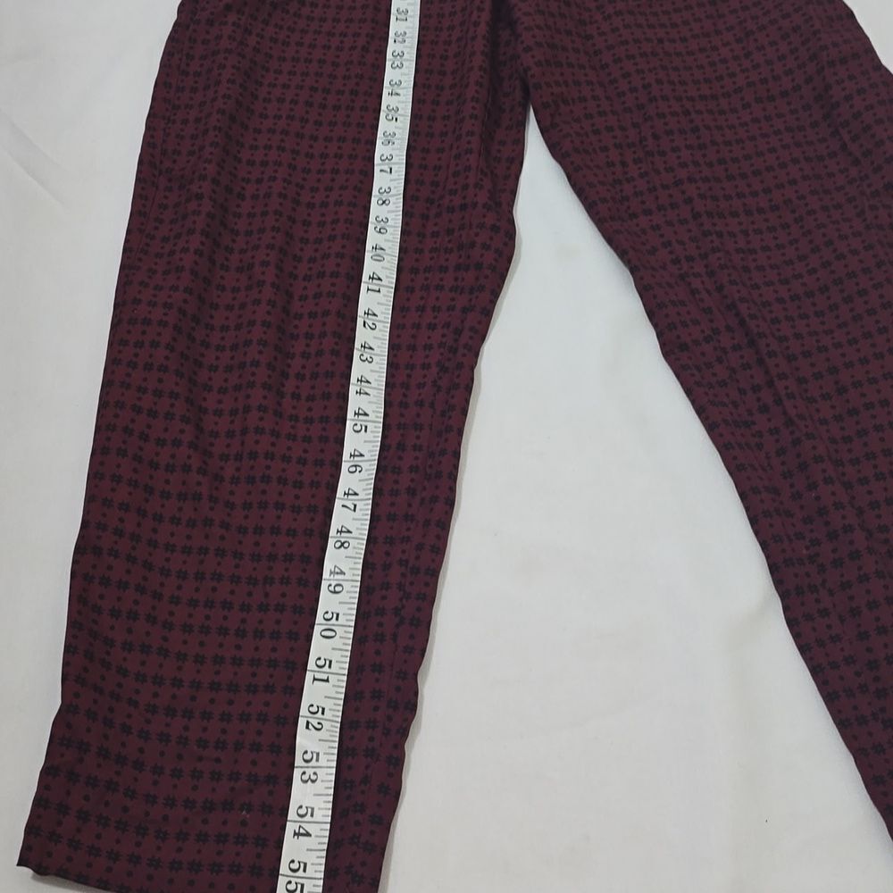 Madewell Tompkins Hashtag Jumpsuit Maroon/ burgundy S - Picture 3 of 10